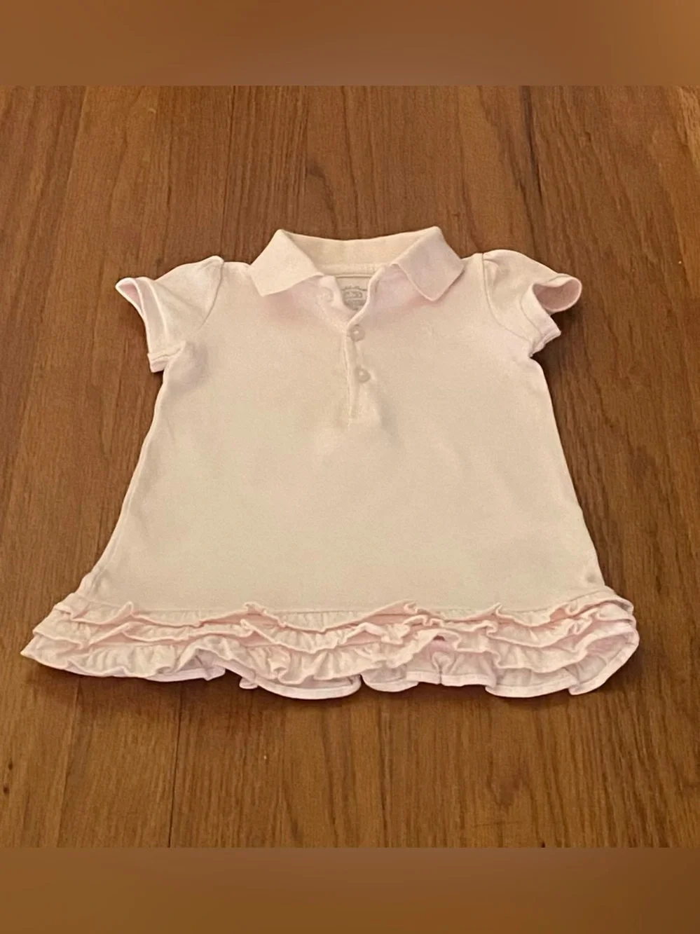 Ralph Lauren Light Pink Ruffle Polo Dress